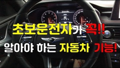 자동차 기능, 초보운자를 위한 자동차 조작버튼(핸들부착버튼 부터 선루프버튼까지) 기능 및 사용설명