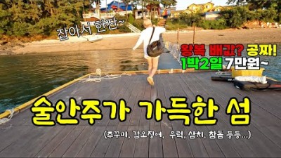서해 섬 낚시 갈만한 곳, 충남 보령 소도 낚시 쭈꾸미 낚시 포인트 및 조황 정보