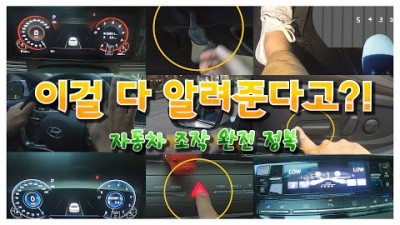 초보운전자들이 탑승하여 제일먼저 조정해야 할 것, 자동차 기본 기능(시트조정법, 핸들 위치,브레이크, 사이드미러, 룸밀러, 공조기조작,드라이브 모드) 및 기본 조작법 정보